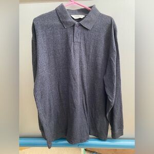 Knightsbridge Men’s Large Long Sleeve Lightweight Casual Sweater Shirt